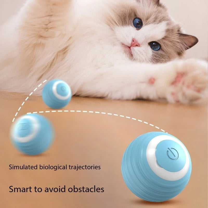 Cat Interactive Ball Smart Cat Toys Indoor Automatic Rolling Magic